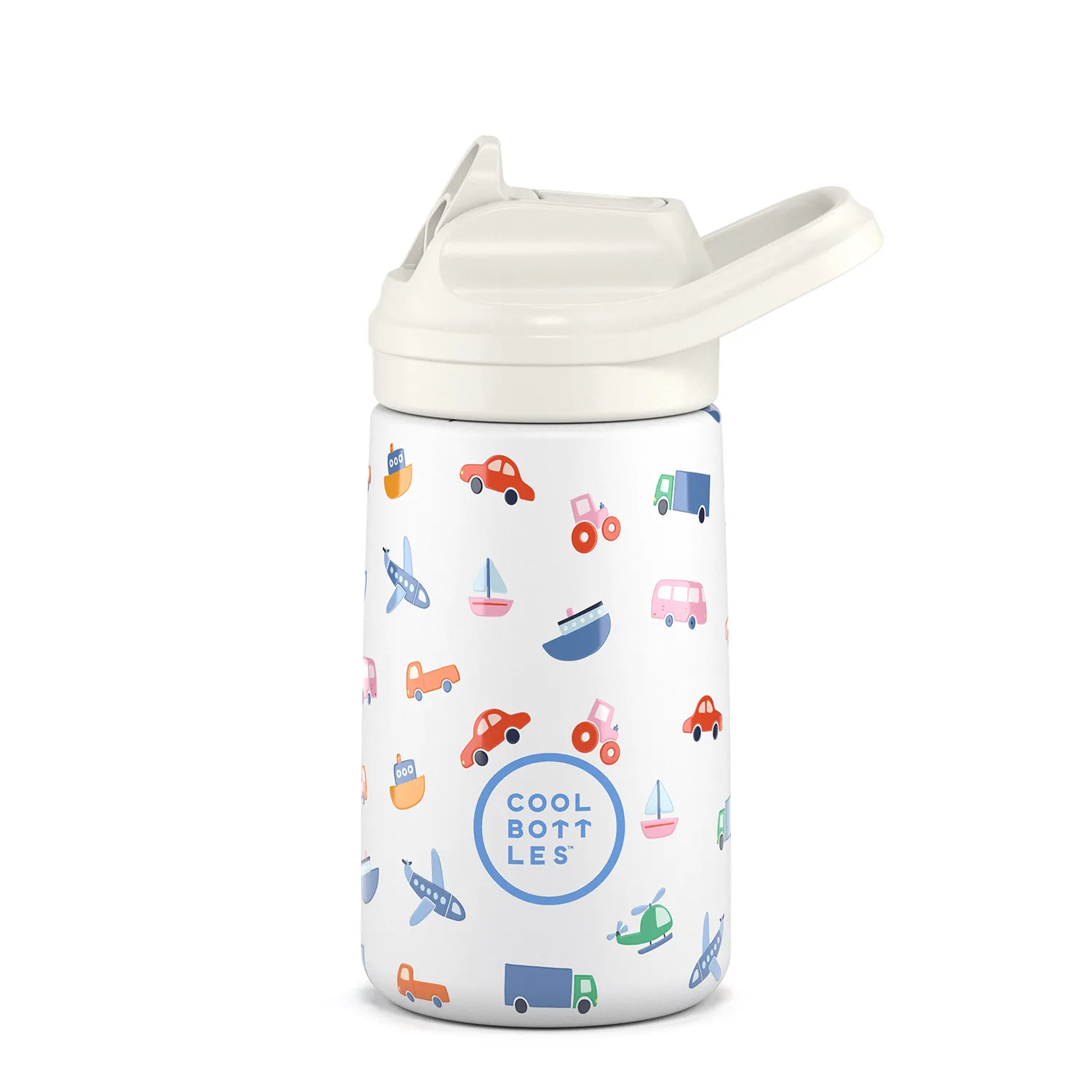 Термос-термобутылка Cool Bottles Kiddie Little Wheels 350 мл