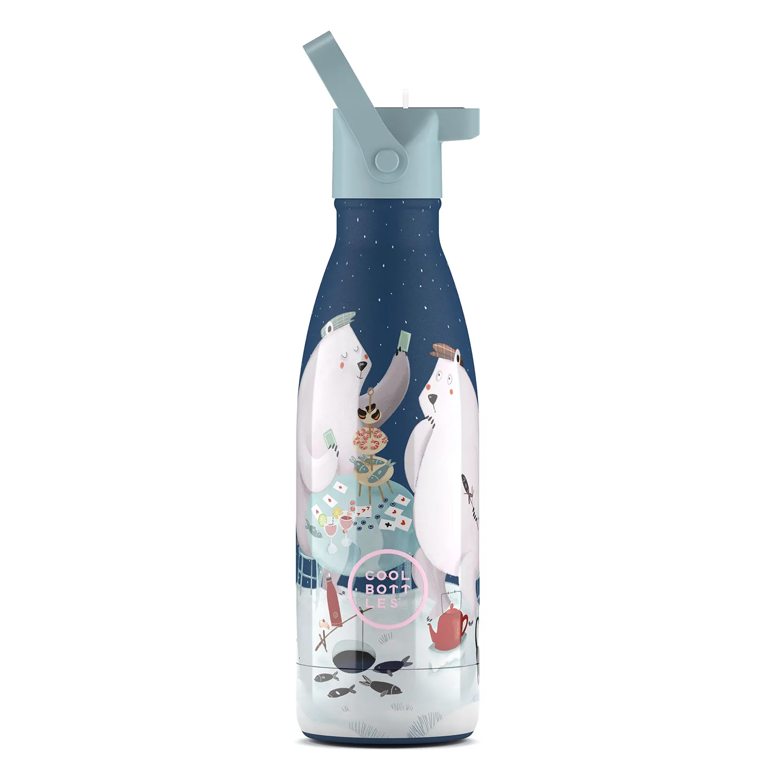 Термос–термобутылка Cool Bottles Kids серия Wonders Polar Bears 350 мл