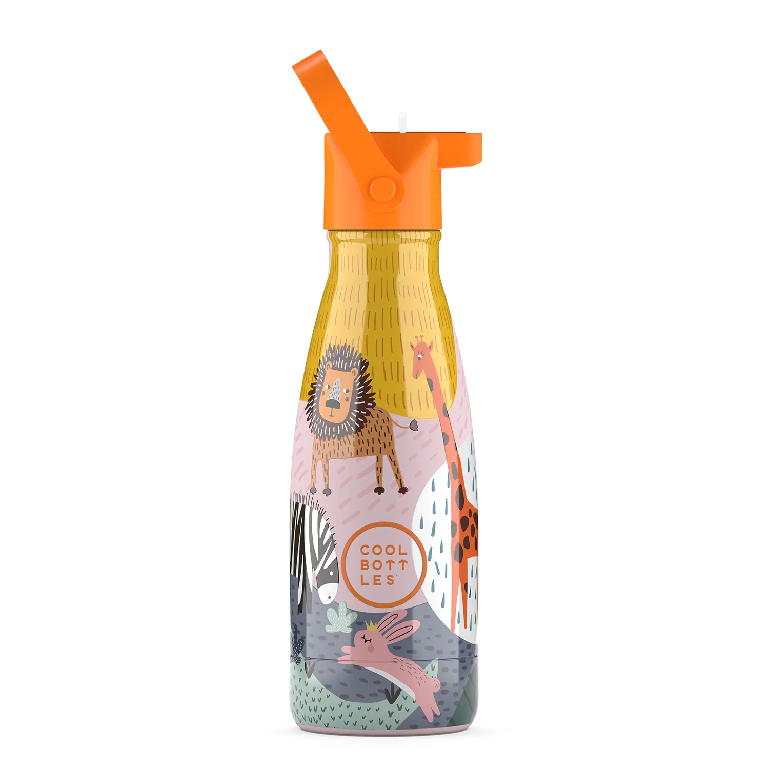 Термос–термобутылка Cool Bottles Kids серия Animals Savannah Kingdom 260мл