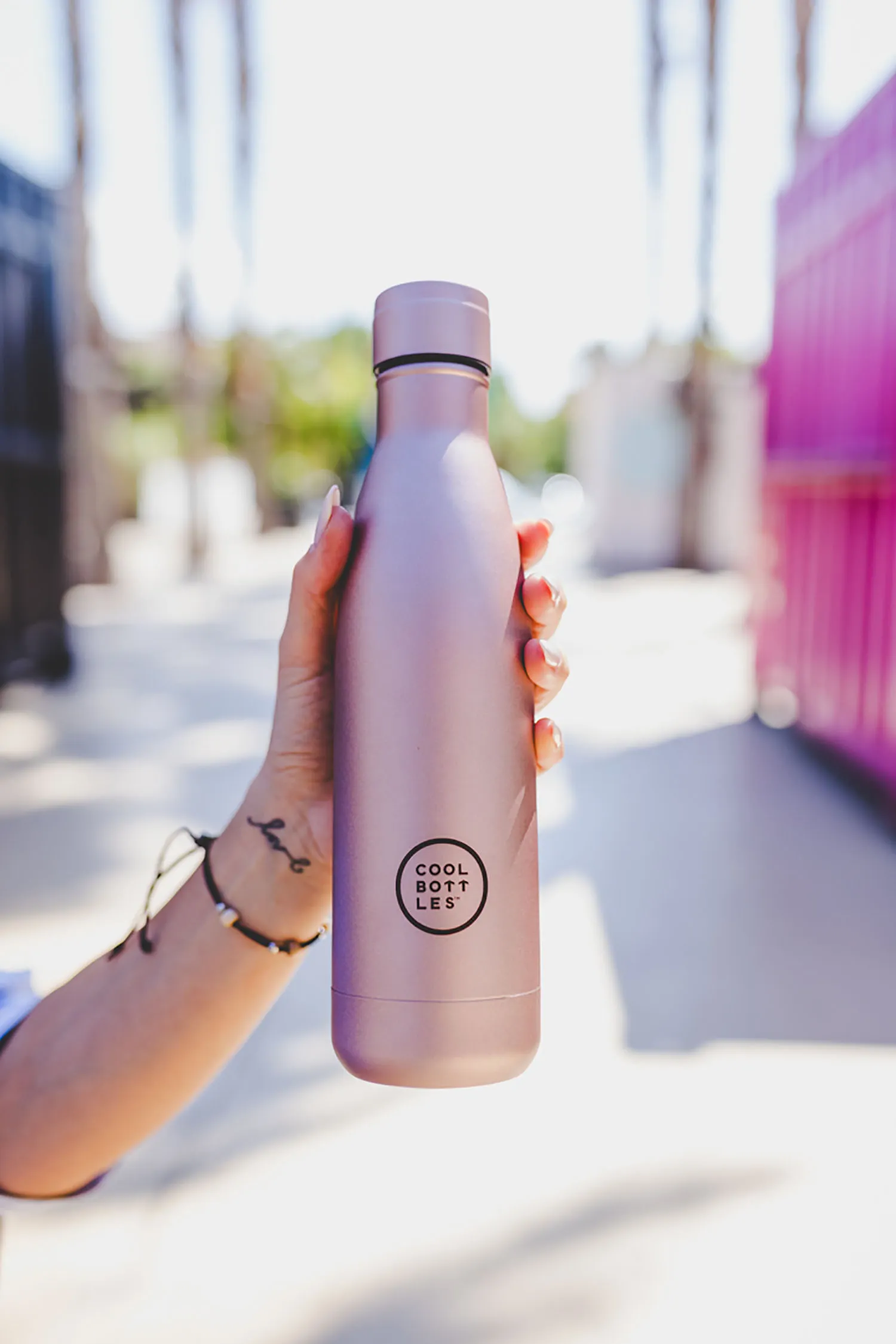 Термос–термобутылка Cool Bottles Metallic Rose 750 мл CB750MER