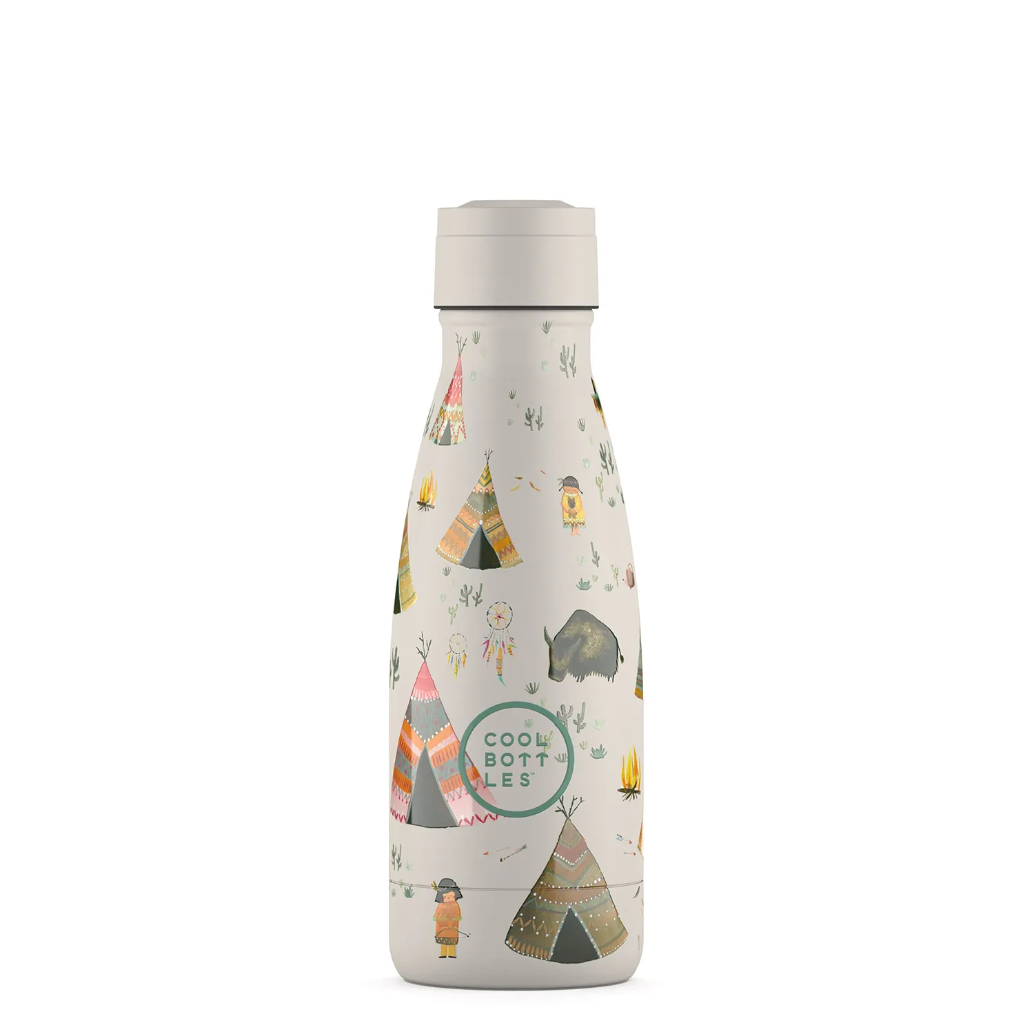 Термос–термобутылка Cool Bottles Kids серия Adventure  Indian Tribe 260 мл CBBK26IT