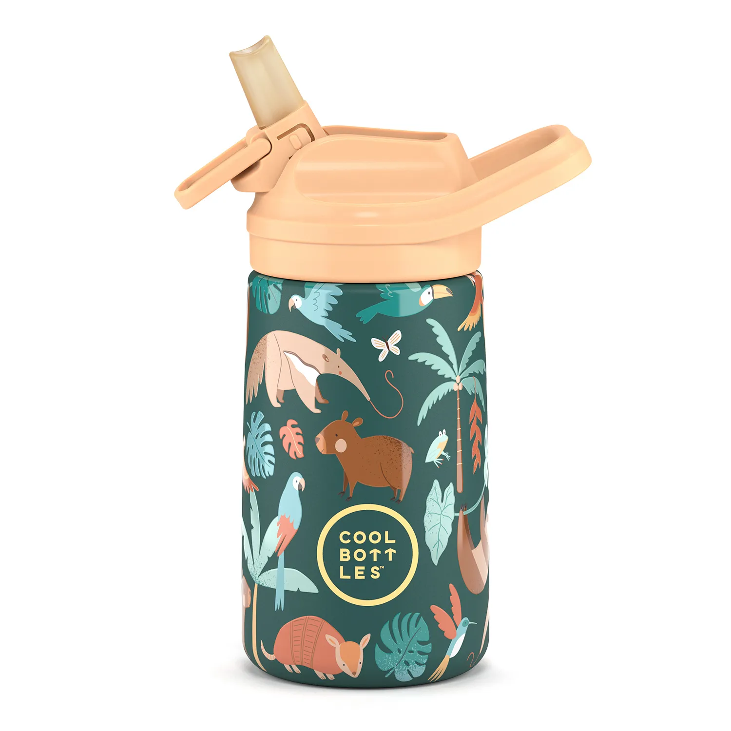 Термос-термобутылка Cool Bottles Kiddie Rainforest Refuge 350 мл
