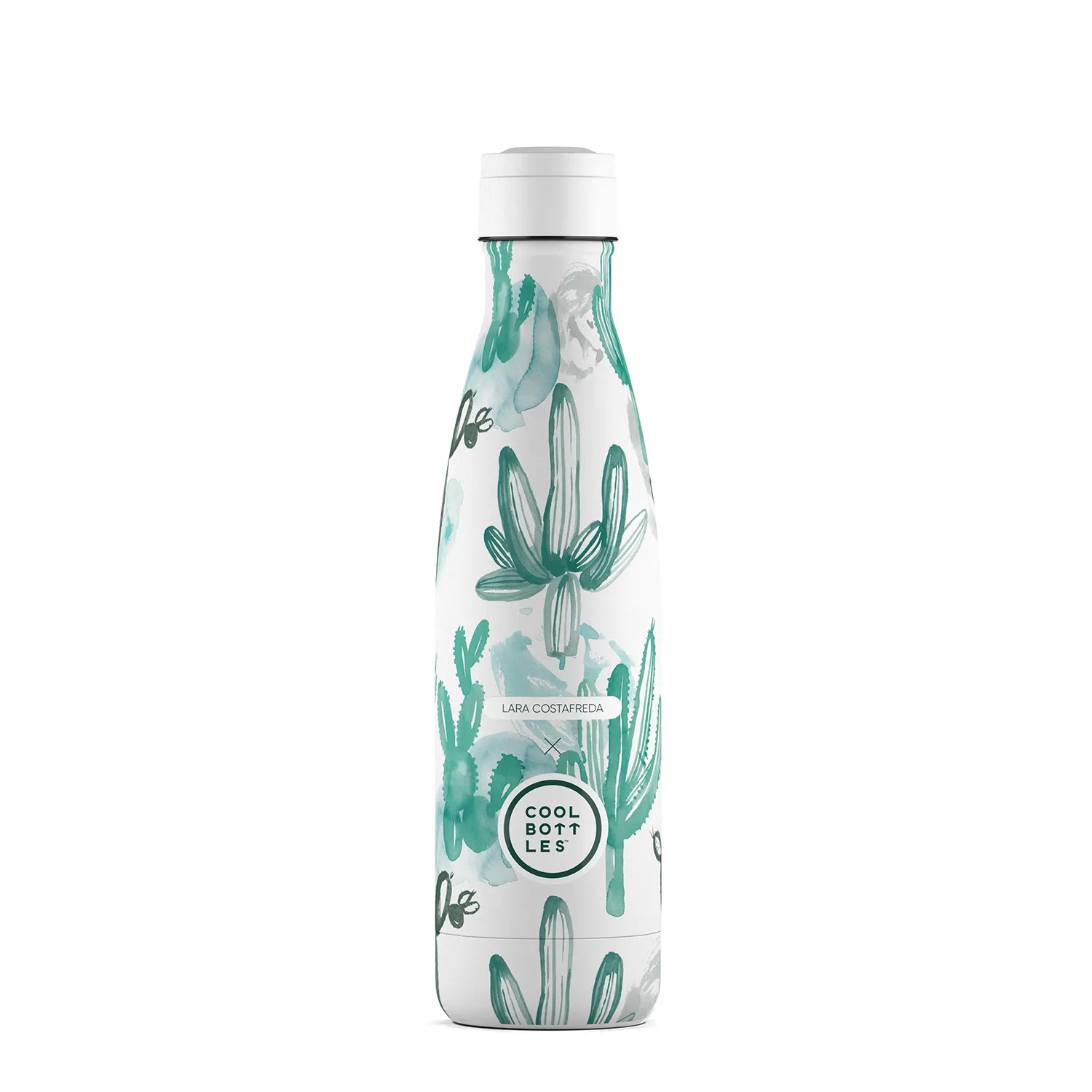 Термос-термобутылка Cool Bottles Lara Costrafreda Watercolor Cactus 500 мл