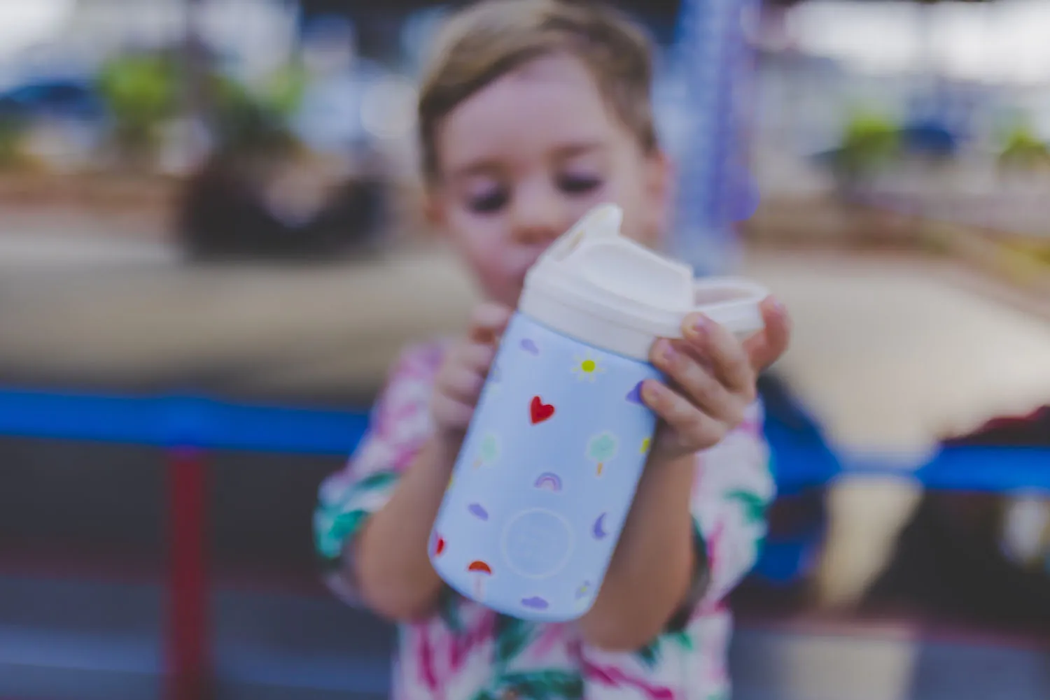 Термос-термобутылка Cool Bottles Kiddie Rainbow Clouds 350 мл