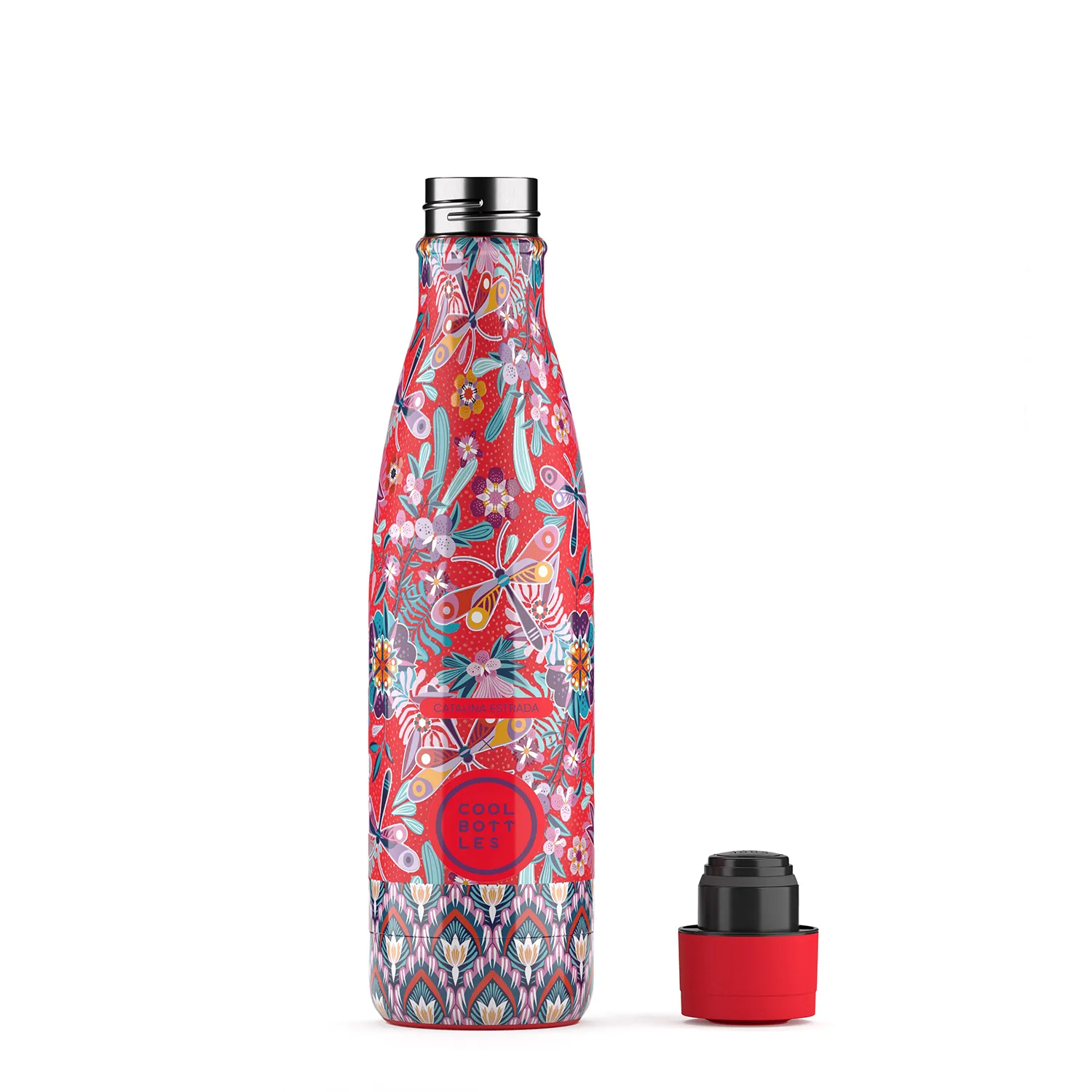 Термос-термобутылка Cool Bottles Catalina Estrada Dragonfly Paradise 500мл CBB50CED