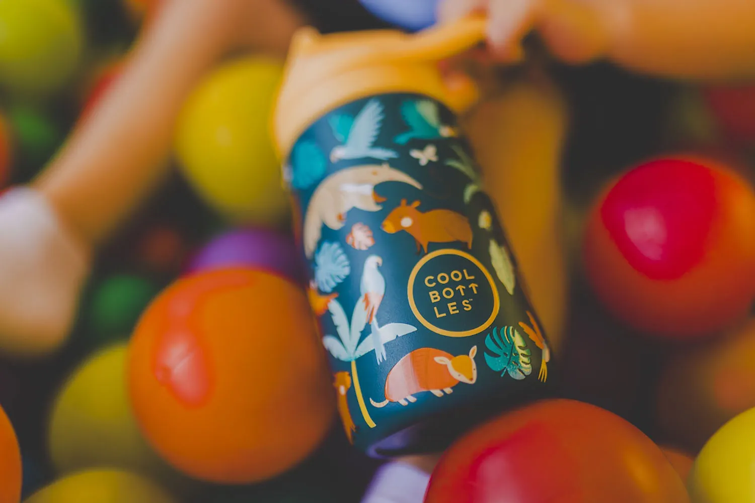 Термос-термобутылка Cool Bottles Kiddie Rainforest Refuge 350 мл