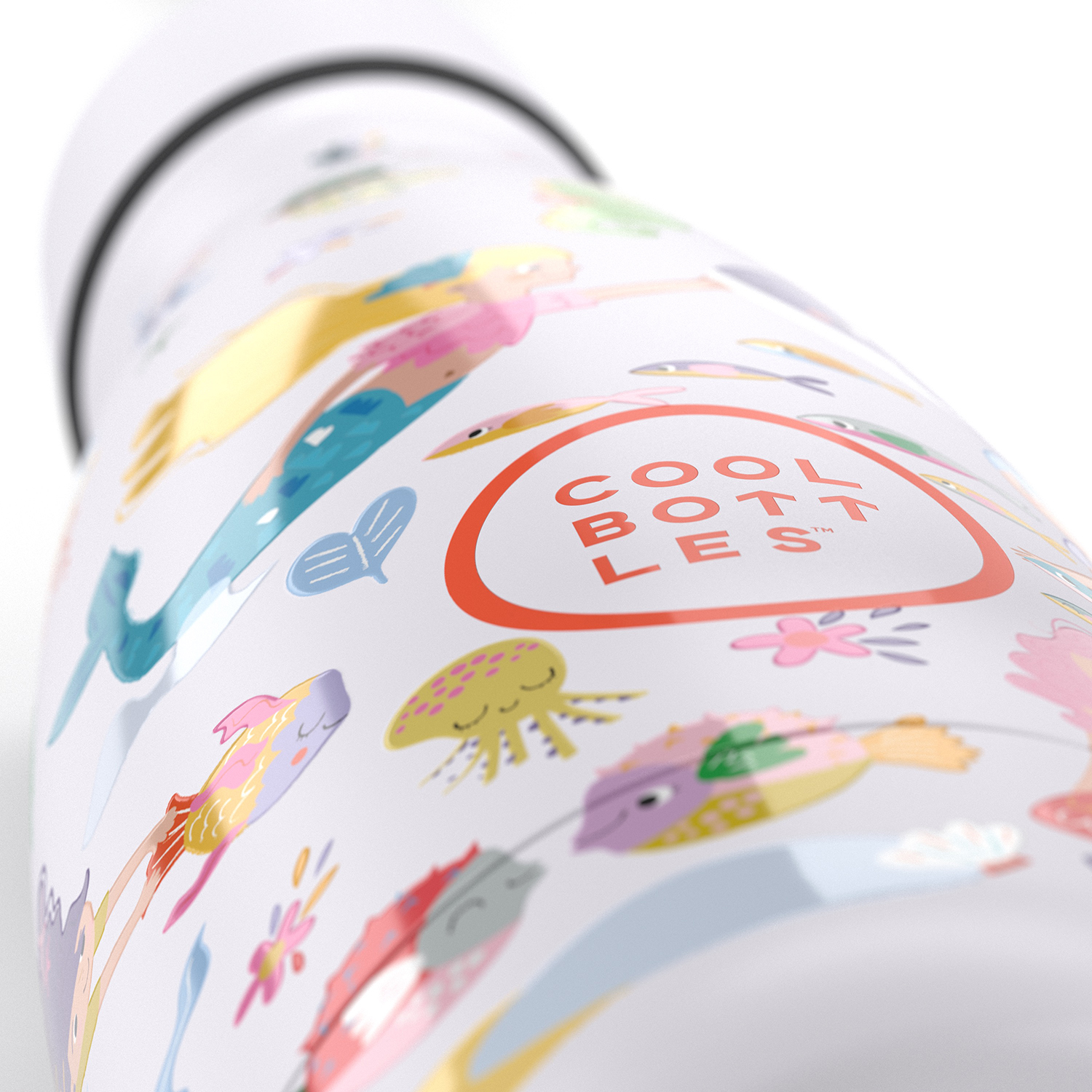 Термос–термобутылка Cool Bottles Kids серия Playland Sweet Mermaids 350 мл