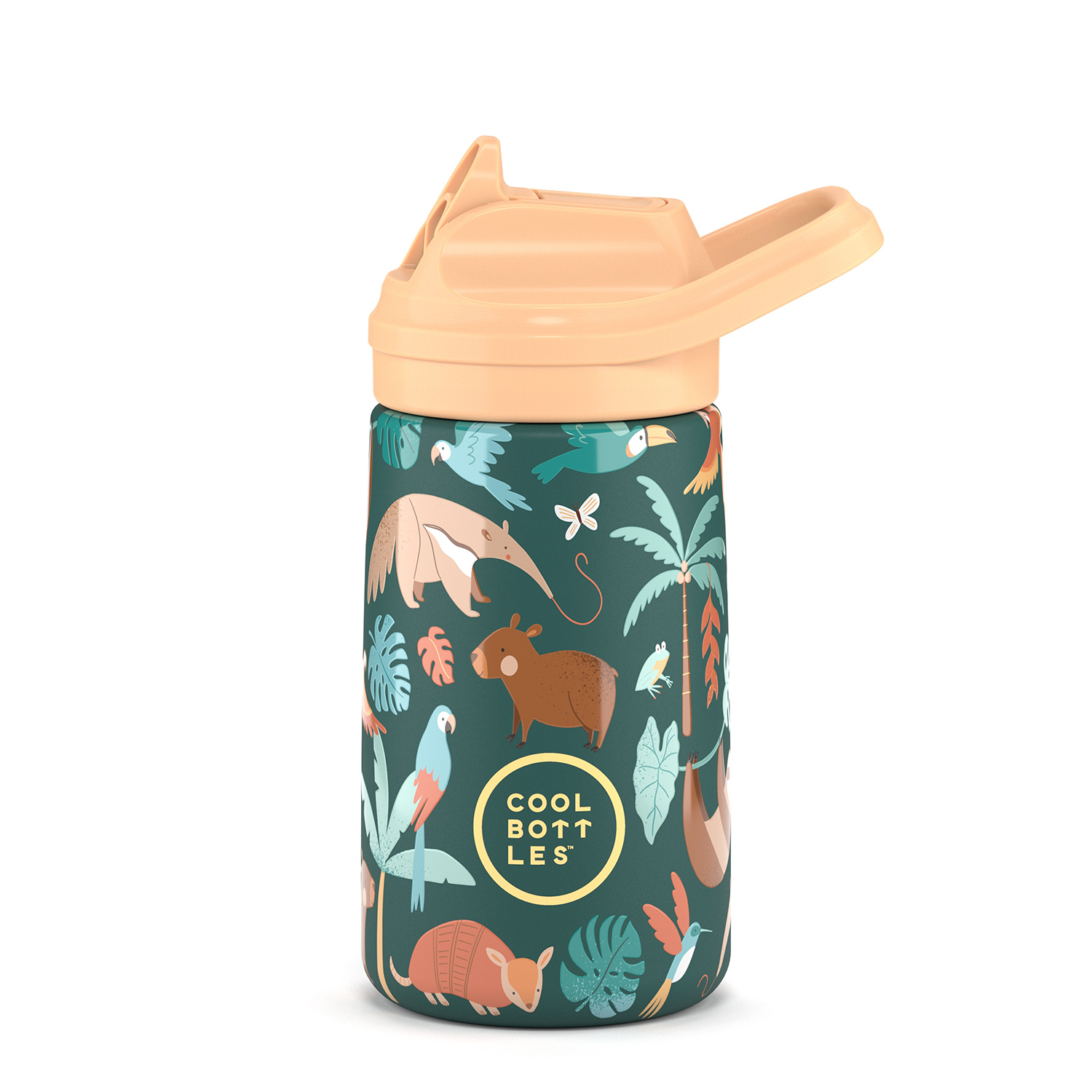 Термос-термобутылка Cool Bottles Kiddie Rainforest Refuge 350 мл