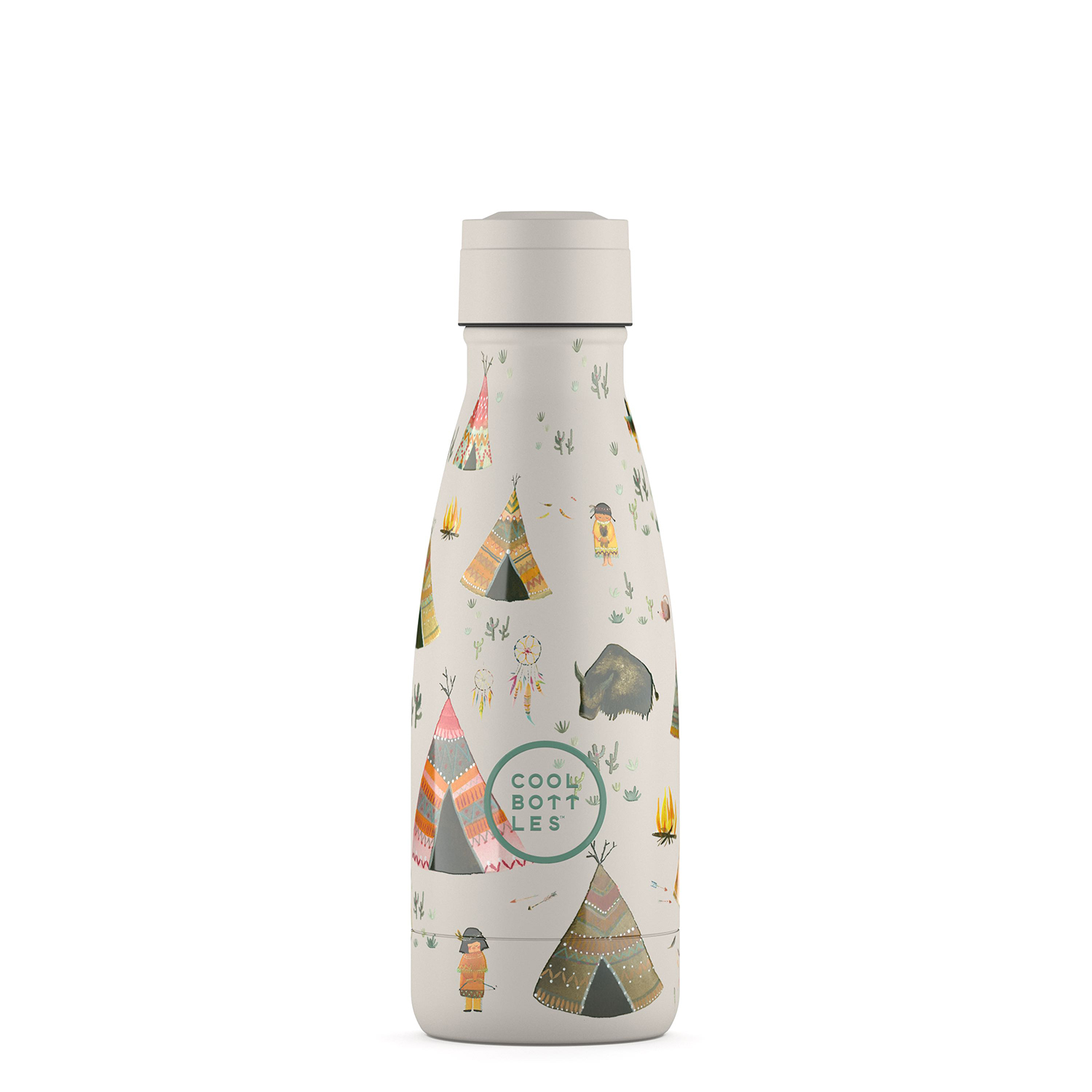 Термос–термобутылка Cool Bottles Kids серия Adventure  Indian Tribe 260 мл CBBK26IT