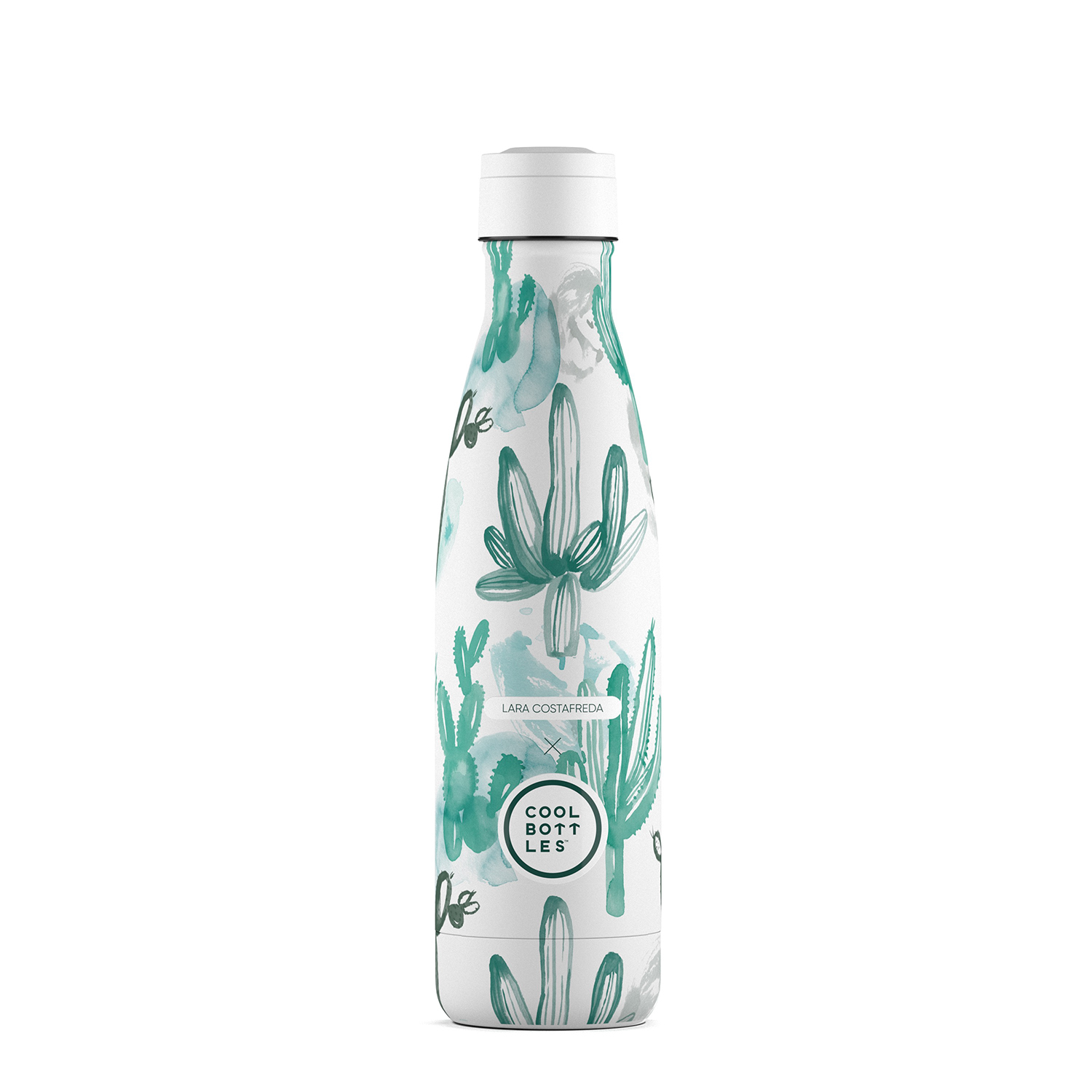 Термос-термобутылка Cool Bottles Lara Costrafreda Watercolor Cactus 500 мл