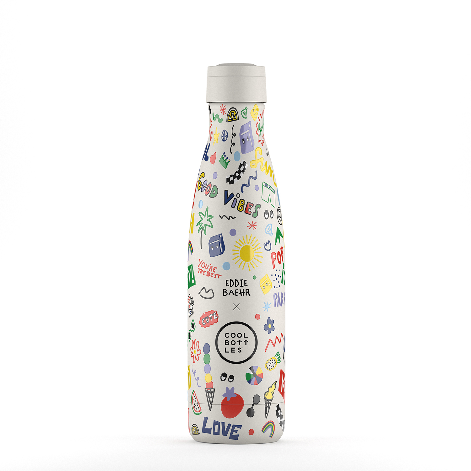 Термос-термобутылка Cool Bottles Eddie Baehr Good Vibes 500 мл