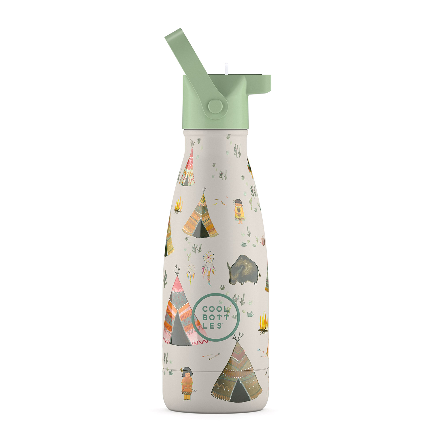 Термос–термобутылка Cool Bottles Kids серия Adventure  Indian Tribe 260 мл CBBK26IT