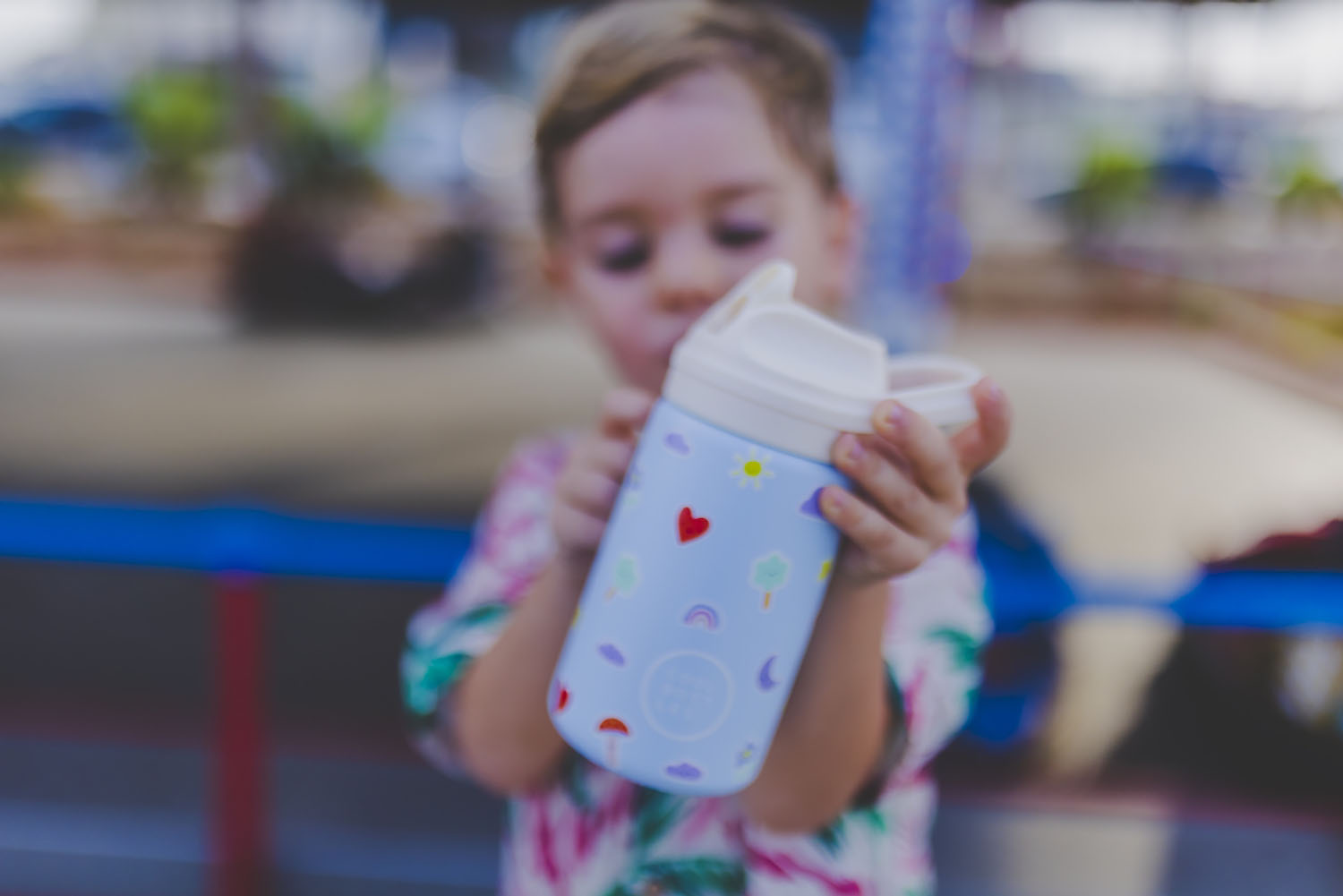 Термос-термобутылка Cool Bottles Kiddie Rainbow Clouds 350 мл