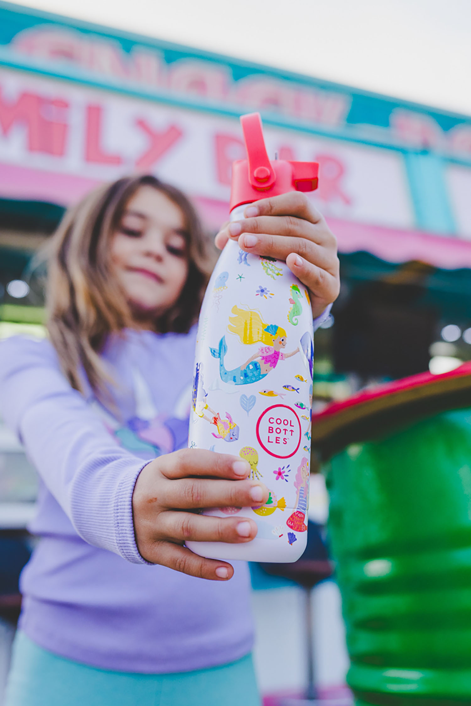 Термос–термобутылка Cool Bottles Kids серия Playland Sweet Mermaids 350 мл