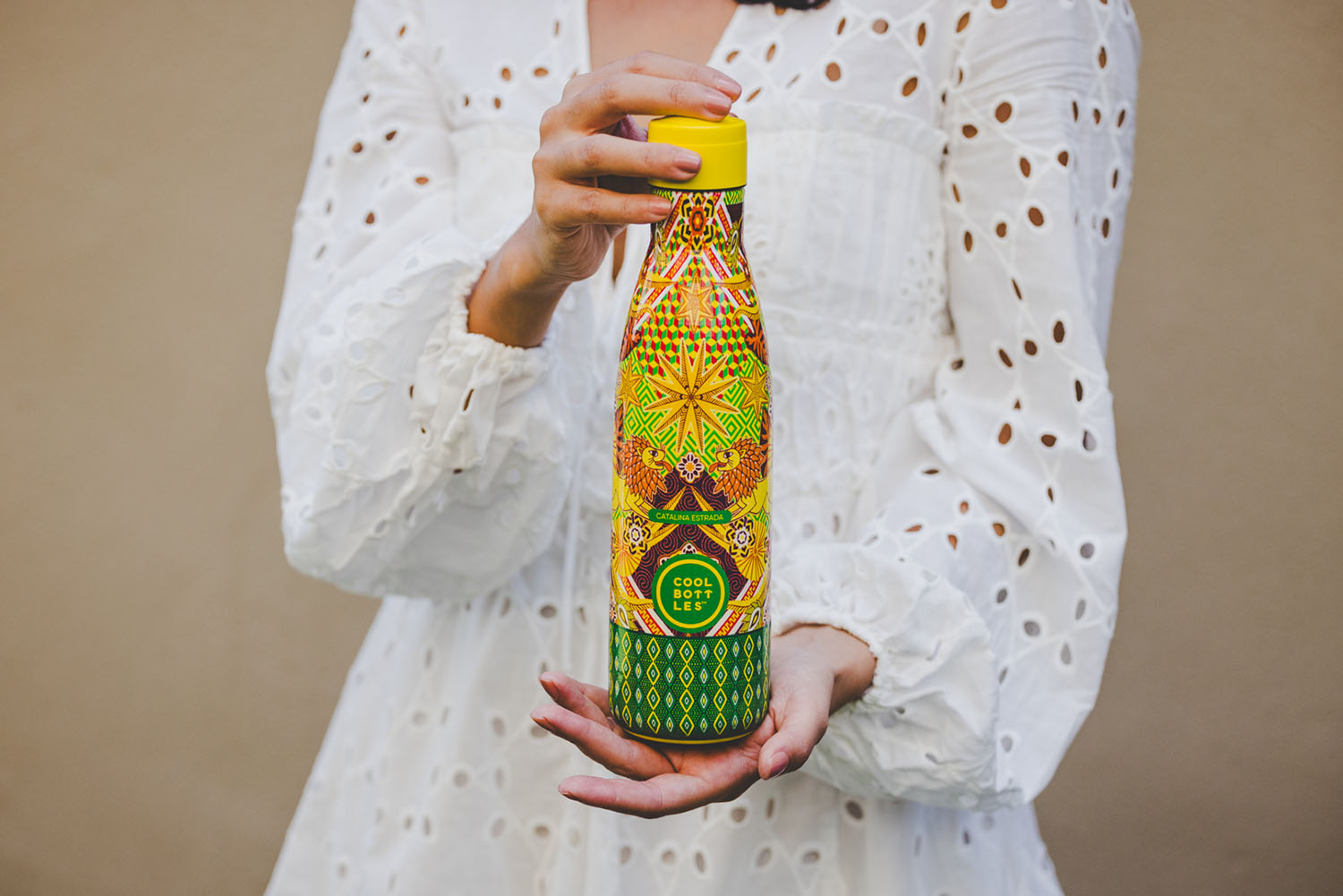 Термос-термобутылка Cool Bottles Catalina Estrada Mystical Lionss 500 мл