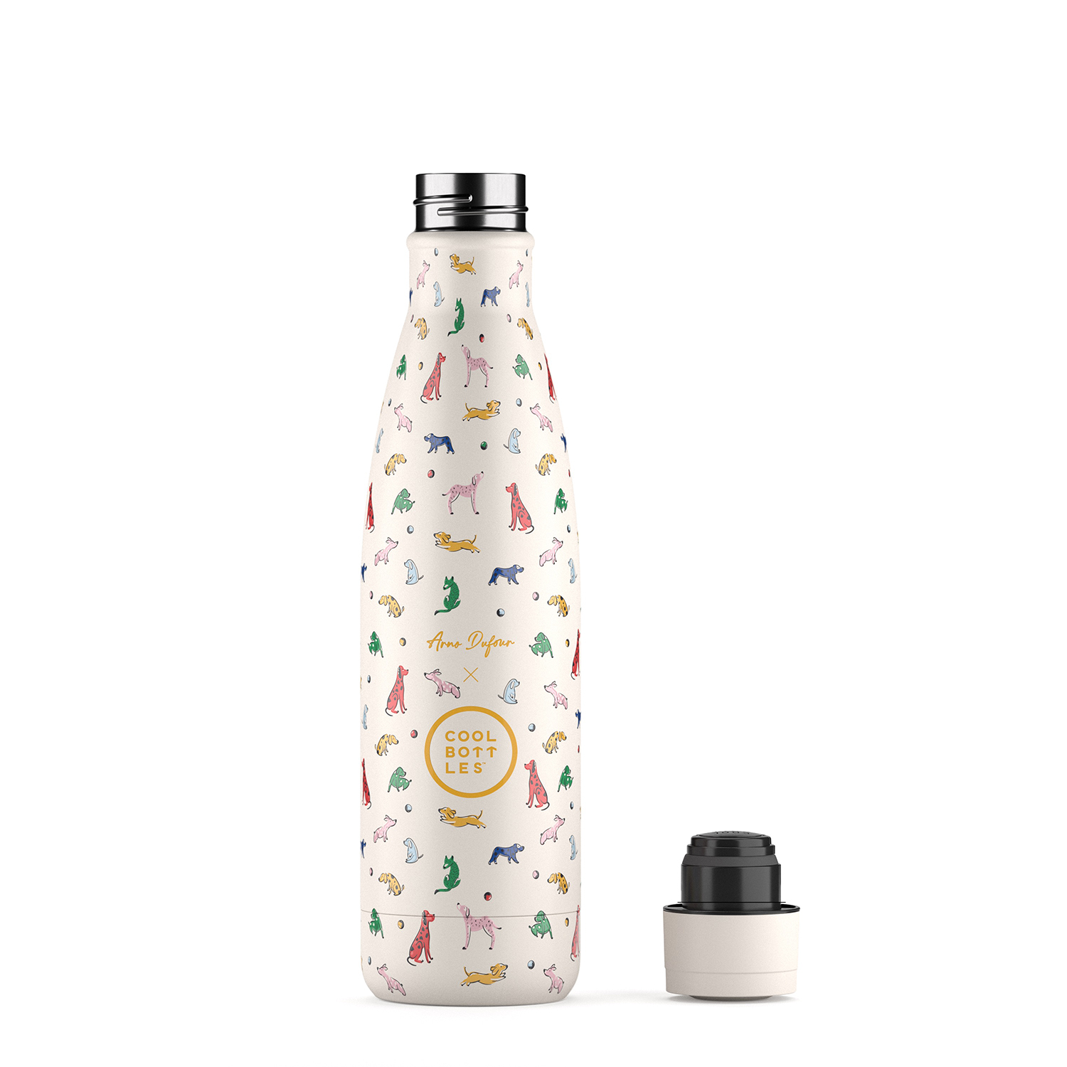 Термос-термобутылка Cool Bottles Arno Dufour Doggie Party 500 мл