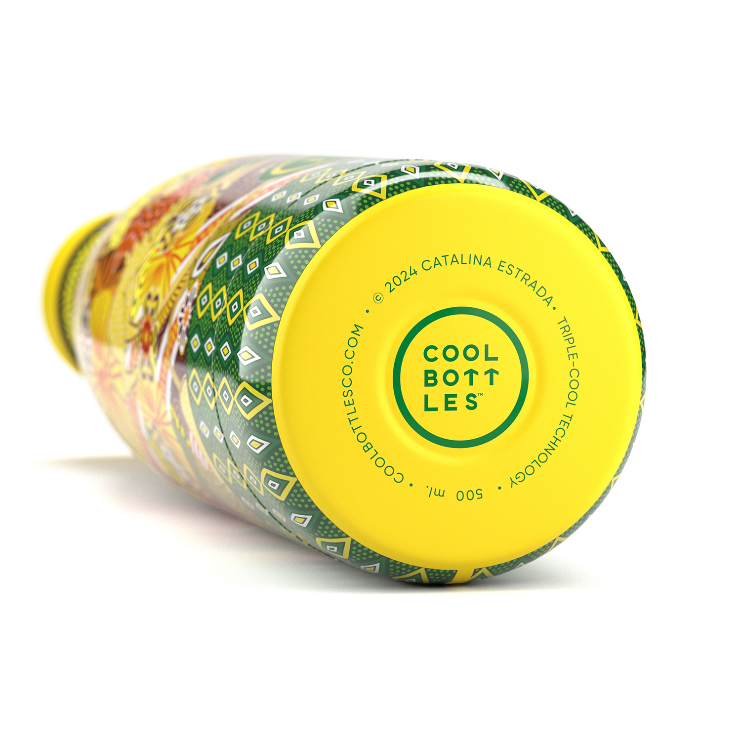 Термос-термобутылка Cool Bottles Catalina Estrada Mystical Lionss 500 мл