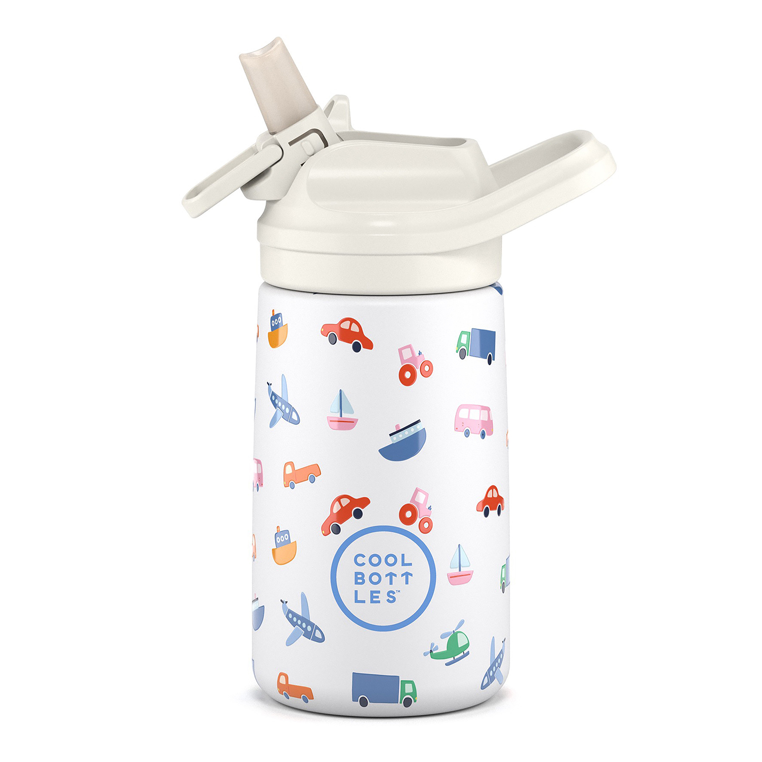 Термос-термобутылка Cool Bottles Kiddie Little Wheels 350 мл